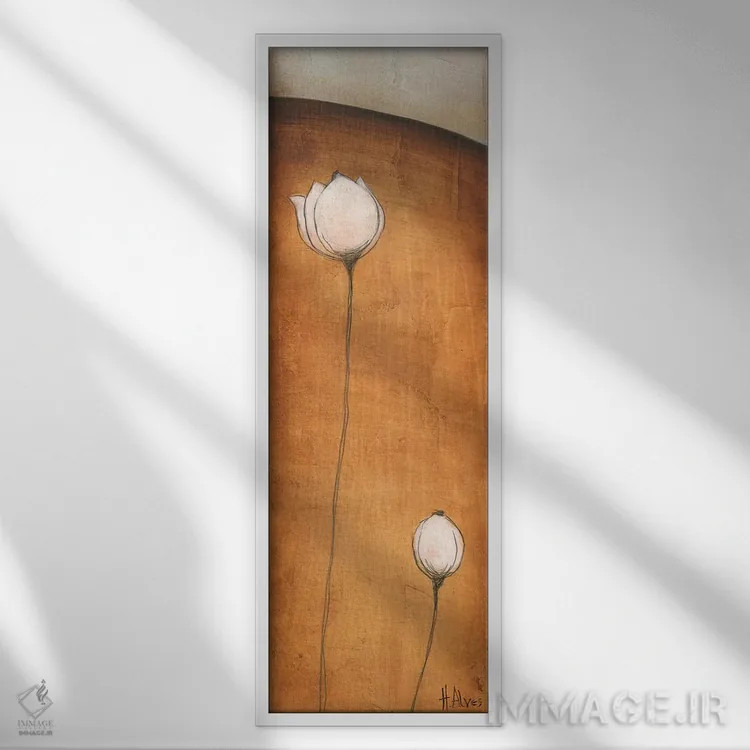 تابلو ایستاده سربلند III اثر اچ. آلوِس - نمای قابدار سفید