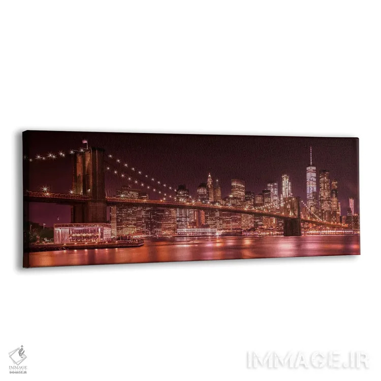 تابلو نمای پانورامای عصرگاهی نیویورک اثر ملانی ویولا - نمای پرسپکتیو محصول