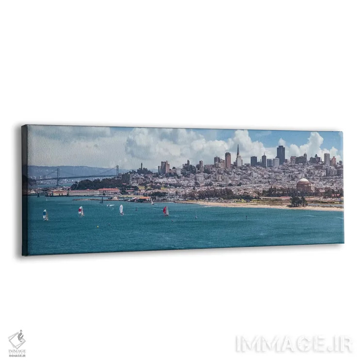 تابلو افق شهر سانفرانسیسکو اثر ملانی ویولا - نمای پرسپکتیو محصول