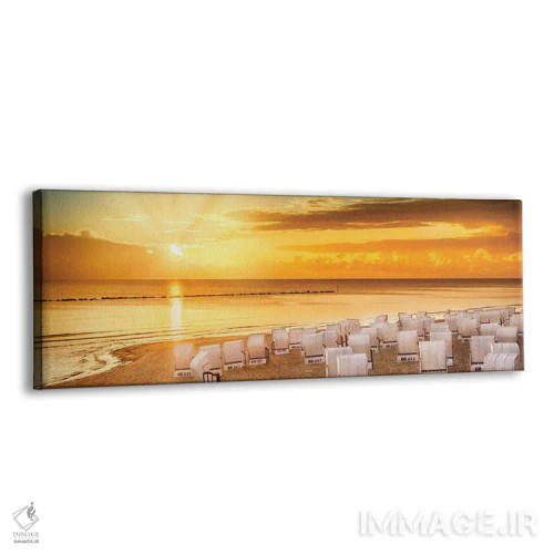 تابلو طلوع خورشید دریای بالتیک (نمای پانوراما) اثر ملانی ویولا - نمای پرسپکتیو محصول