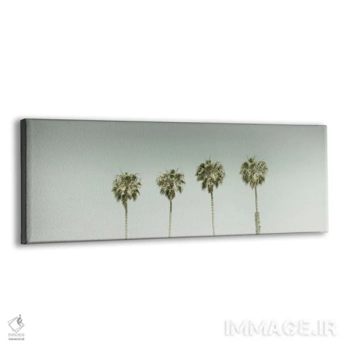 تابلو نخلهای وینتیج پانوراما اثر ملانی ویولا - نمای پرسپکتیو محصول