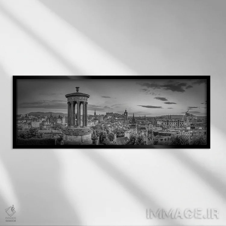 تابلو فضای دلنشین عصرگاهی در اباوربرا اثر ملانی ویولا - نمای قابدار مشکی