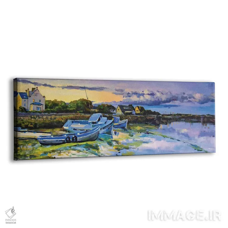 تابلو County Galway" بندر اسپیدال، شهرستان گالوی اثر کانر مکگوایر - نمای پرسپکتیو محصول