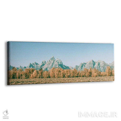 تابلو پاییز در گرند تتون - درختان آسپن و کوهستان پارک ملی گرند تتون (غربی) اثر نیچر مجیک (برند یا استودیوی هنری) - نمای پرسپکتیو محصول