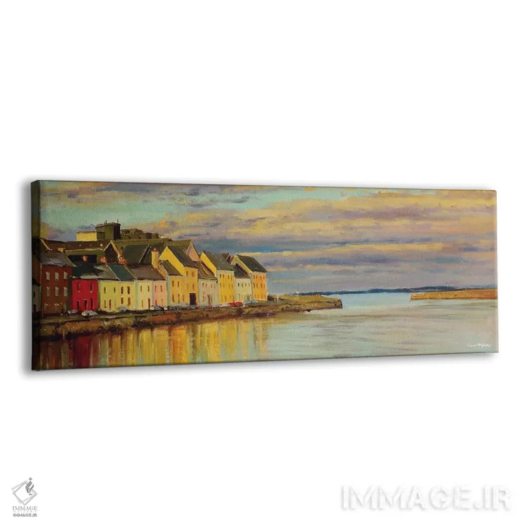 تابلو پیادهروی طولانی، شهر گالوی اثر کانر مکگوایر - نمای پرسپکتیو محصول