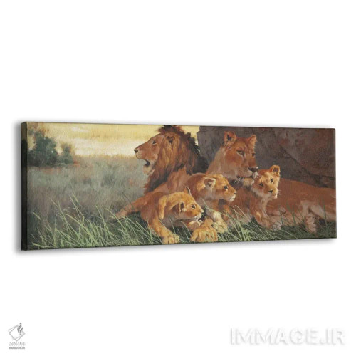 تابلو خانواده اثر ماهر مرکوس - نمای پرسپکتیو محصول