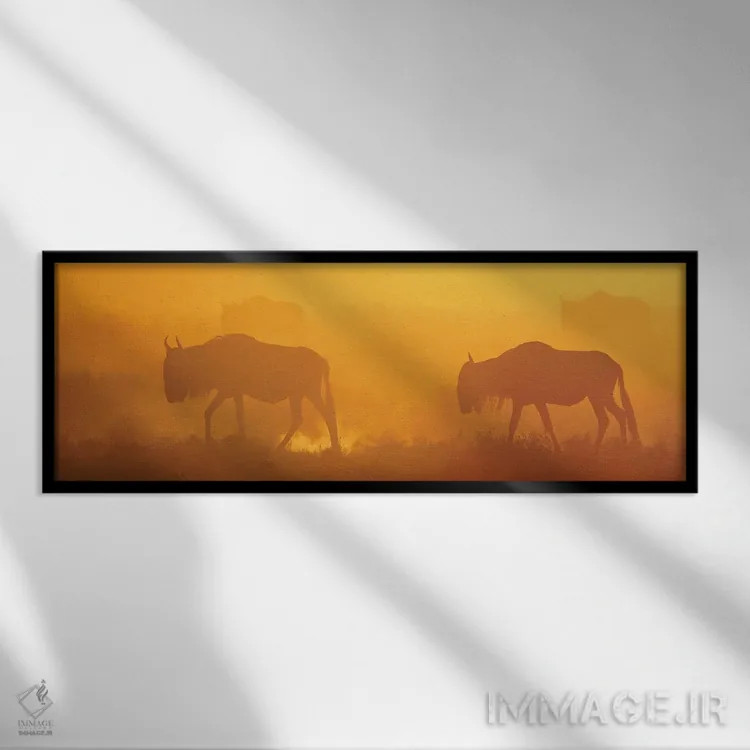 تابلو اثر میگل لاسا - نمای قابدار مشکی