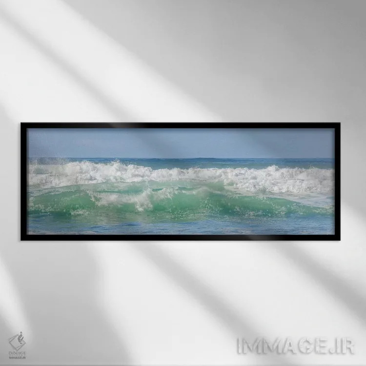 تابلو ترانه موج اثر ملیسا مککلین - نمای قابدار مشکی