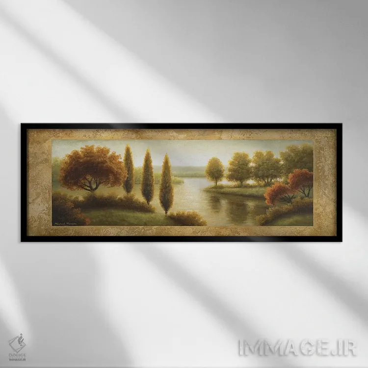 تابلو "راکفورد I" اثر مایکل مارکون - نمای قابدار مشکی