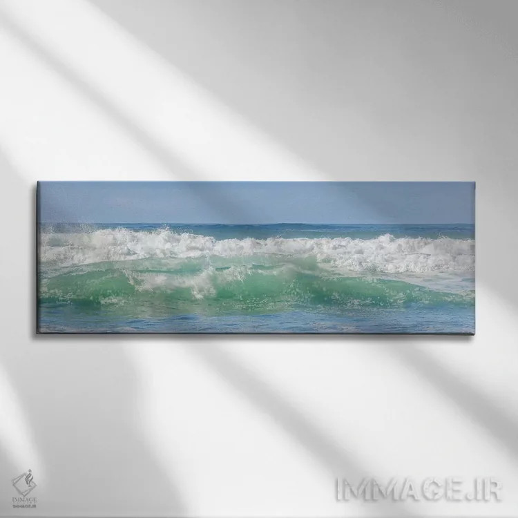 تابلو ترانه موج اثر ملیسا مککلین - نمای روبهرو روی دیوار
