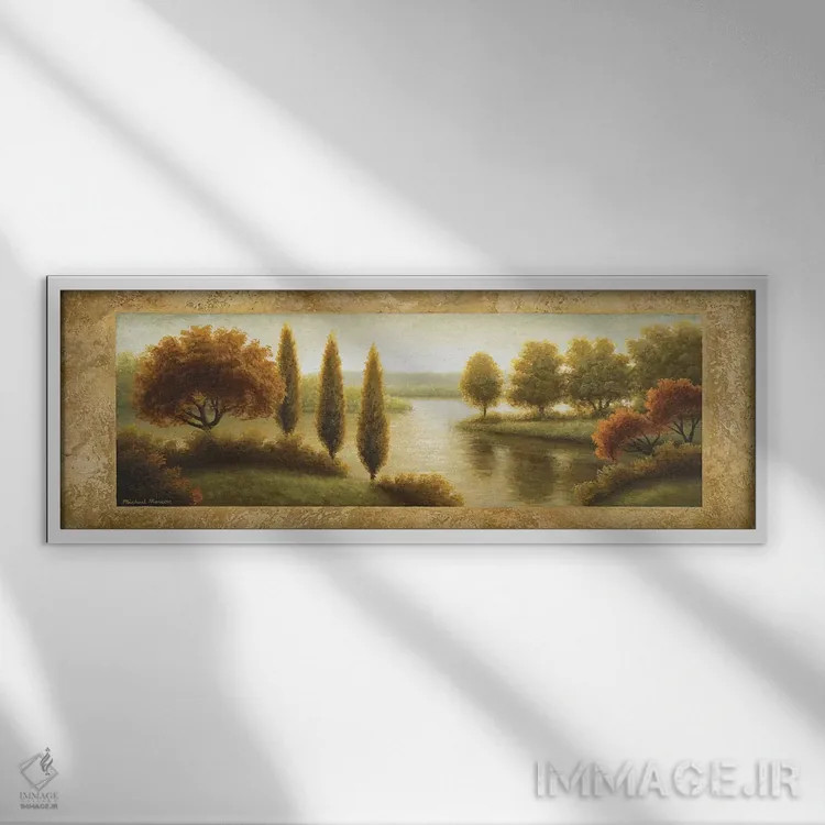 تابلو "راکفورد I" اثر مایکل مارکون - نمای قابدار سفید