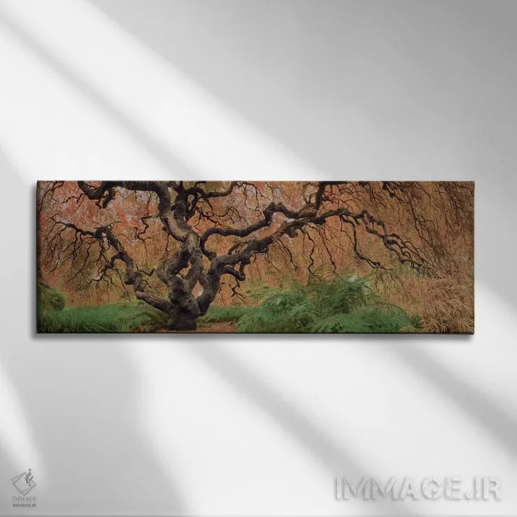 تابلو افرا کهن رنگی اثر موایسس لوی - نمای روبهرو روی دیوار