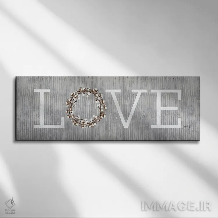 تابلو عشق اثر مارلا ری - نمای روبهرو روی دیوار