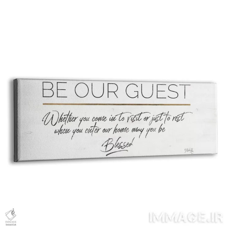 تابلو مهمان ما باش اثر مارلا ری - نمای پرسپکتیو محصول