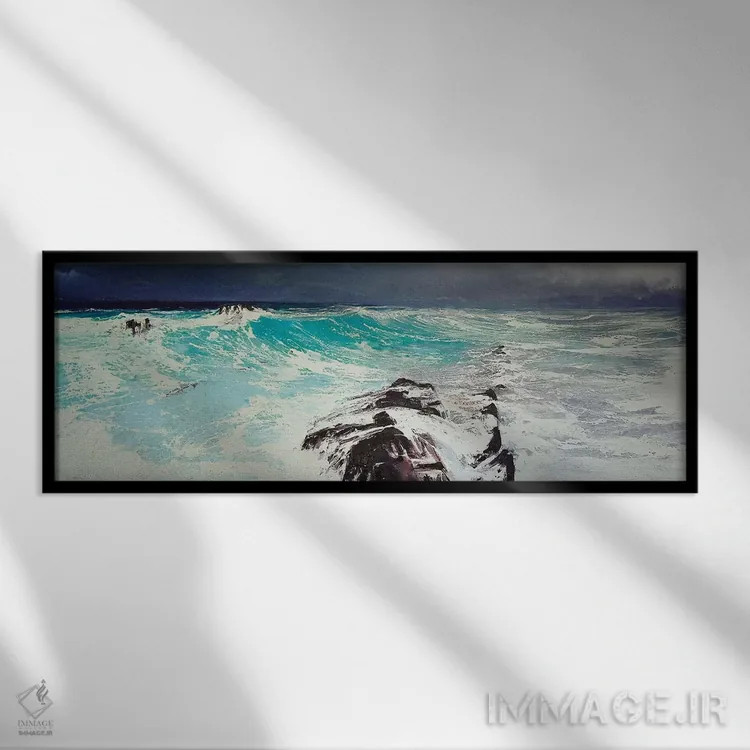 تابلو West,کیپ آنتیب، غربی اثر مایکل سول - نمای قابدار مشکی