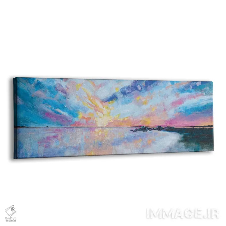 تابلو غروب جزیره سالیوان اثر آپریل موفات - نمای پرسپکتیو محصول