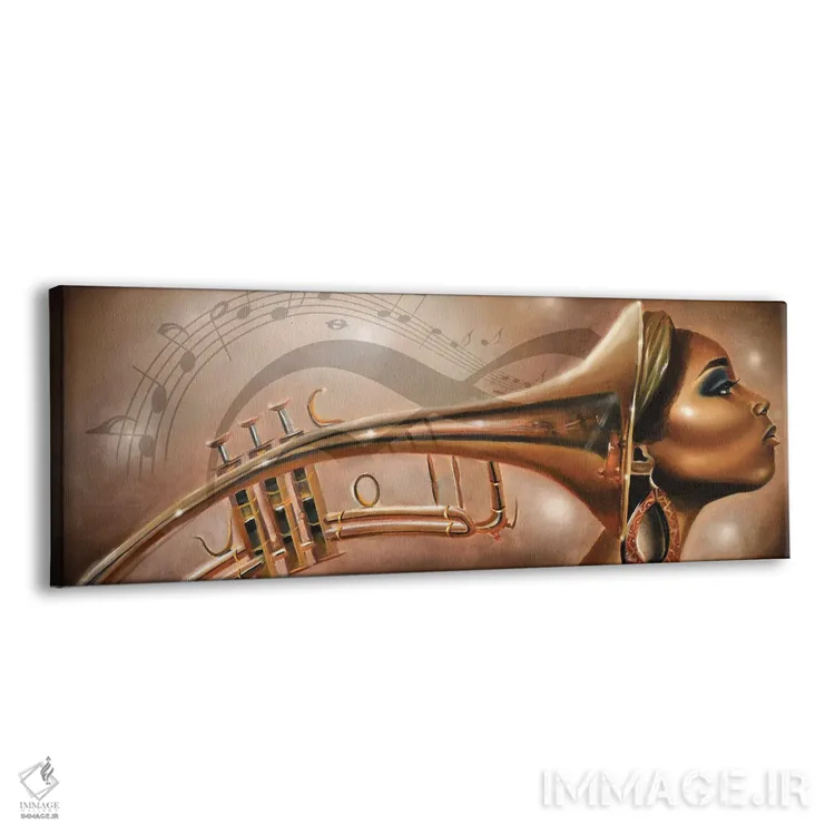 تابلو او موسیقی است اثر سلام محمد - نمای پرسپکتیو محصول