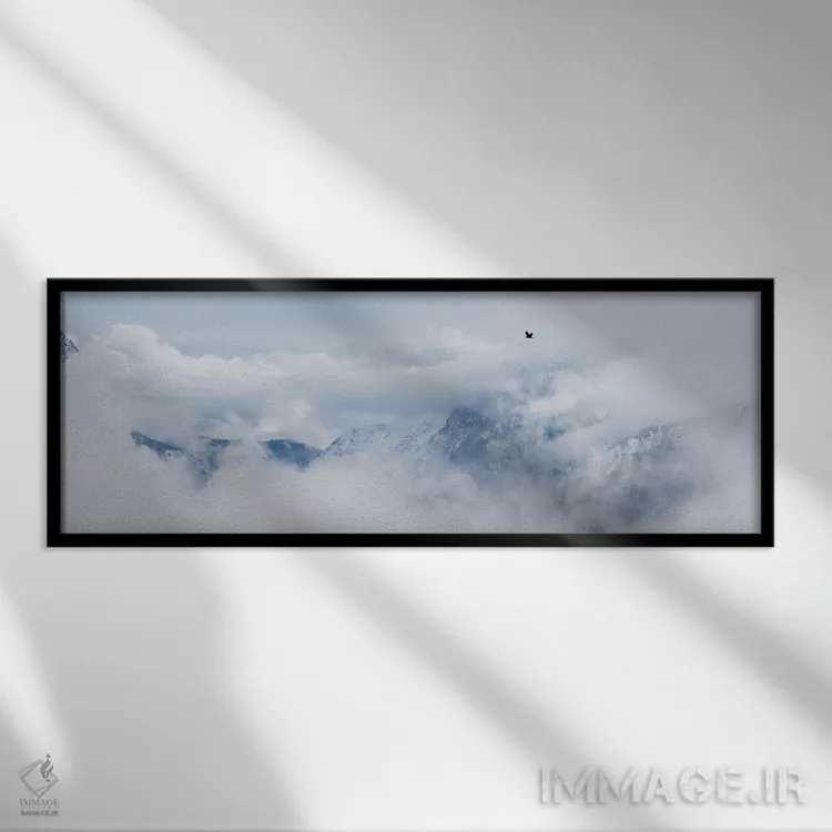 تابلو کلاغ سیاه اثر ماتیوژ پیسیاک - نمای قابدار مشکی