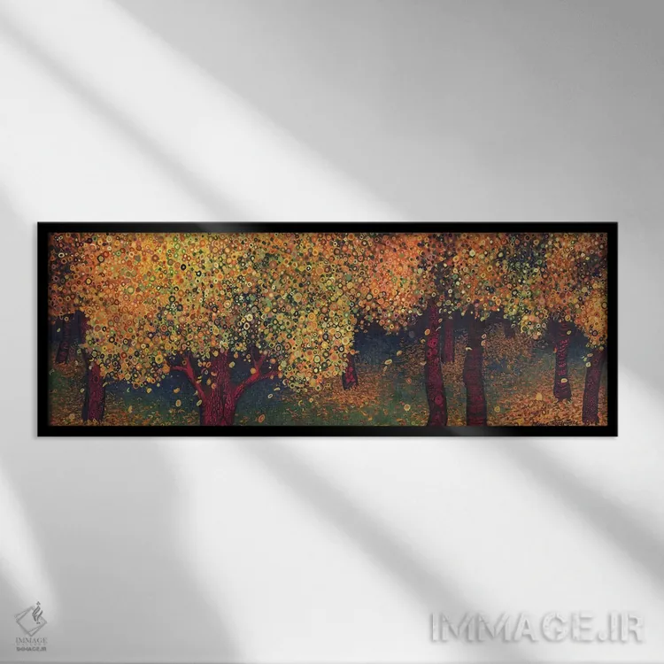 تابلو زفیر (نسیم ملایم) اثر مگی واندواله - نمای قابدار مشکی