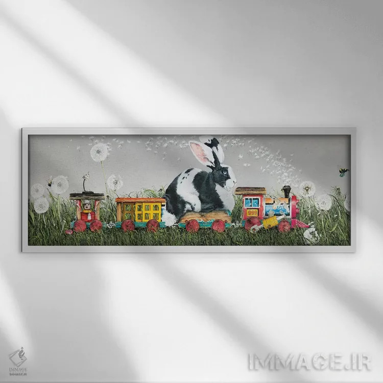 تابلو رانندگی تفریحی (معمولاً با هیجان و گاهی غیرمجاز) اثر مگی واندواله - نمای قابدار سفید