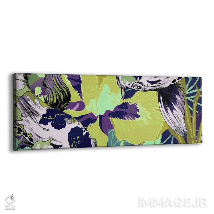 تابلو منظره حوض ماهی کوی سبز اثر مریلین مَدو - نمای پرسپکتیو محصول