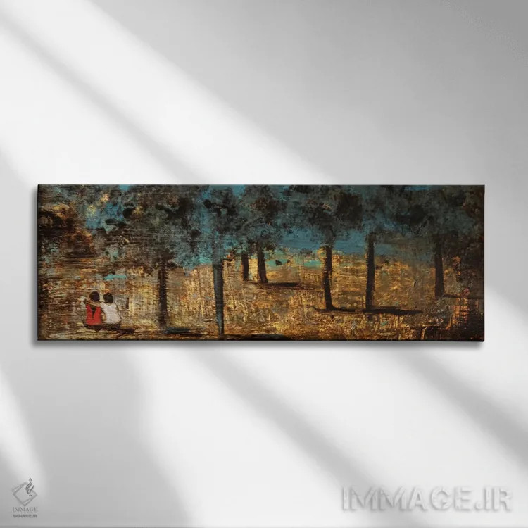تابلو موزاییک I اثر مارکوس زرین - نمای روبهرو روی دیوار
