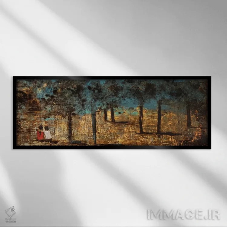 تابلو موزاییک I اثر مارکوس زرین - نمای قابدار مشکی