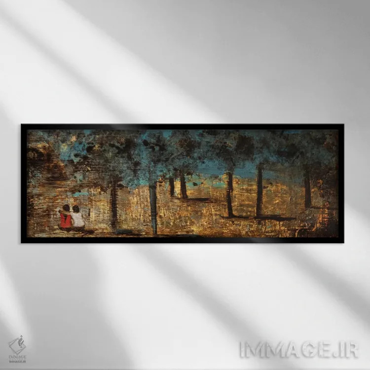 تابلو موزاییک I اثر مارکوس زرین - نمای قابدار مشکی