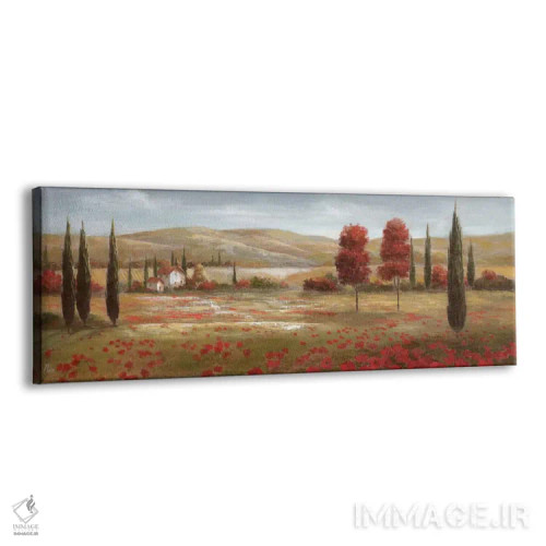 تابلو شقایقهای توسکانی دو اثر نان - نمای پرسپکتیو محصول