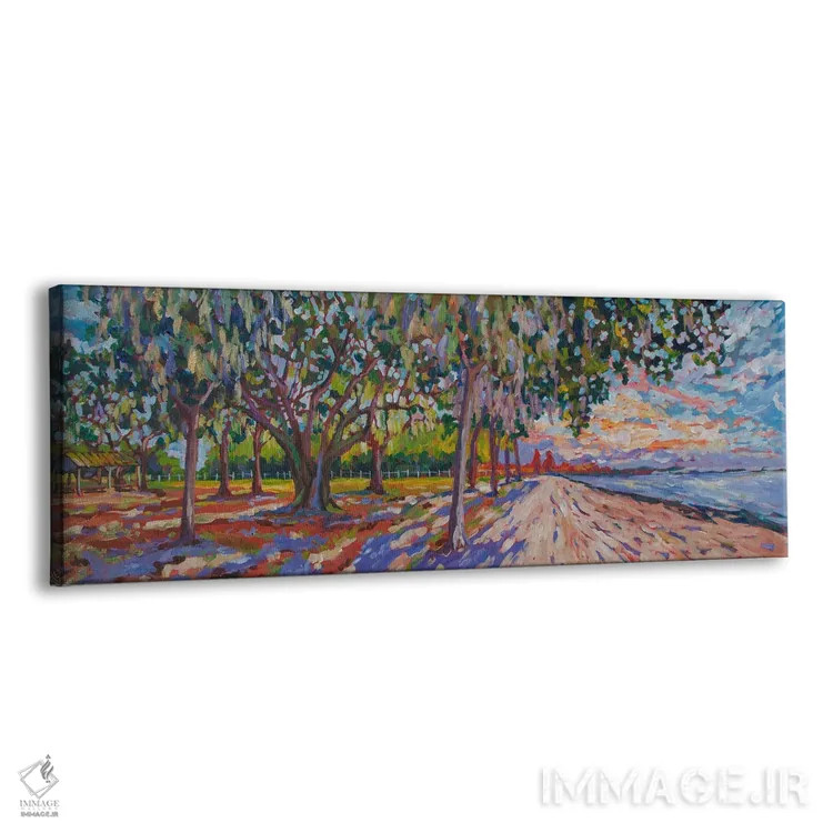 تابلو غروب پارک چیشولم اثر هدر نَگی - نمای پرسپکتیو محصول