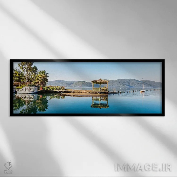 تابلو Turkey IV,آکیاکا، ترکیه IV اثر نجدت دوزن - نمای قابدار مشکی