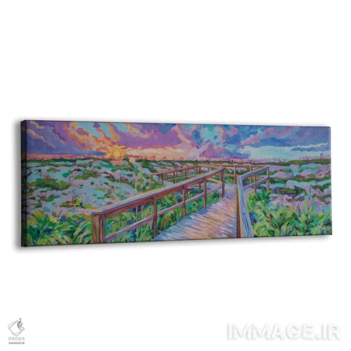 تابلو طلوع آفتاب سنت آگوستین اثر هدر نَگی - نمای پرسپکتیو محصول