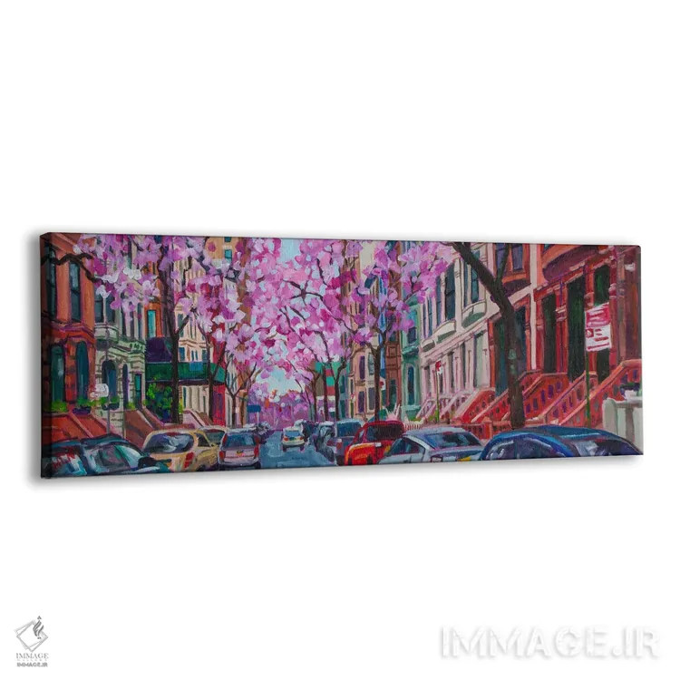 تابلو خیابان هشتادم غربی اثر هدر نَگی - نمای پرسپکتیو محصول