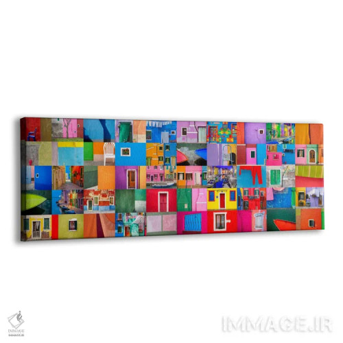 تابلو Burano, Italy,مطالعه بورانو، بورانو، ایتالیا اثر جیم نیلسن - نمای پرسپکتیو محصول