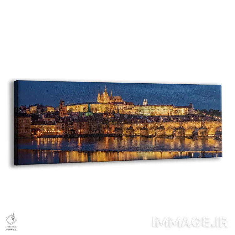 تابلو Prague, Czech Republic,قلعه، پراگ، جمهوری چک اثر جیم نیلسن - نمای پرسپکتیو محصول