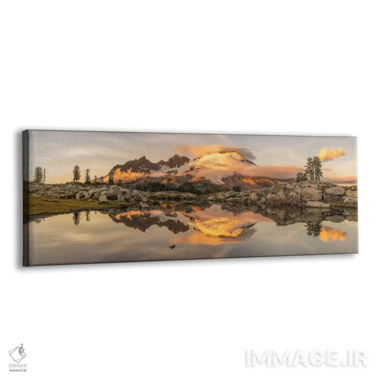 تابلو Washington State,طلوع کوه بیکر، واشنگتن اثر جیم نیلسن - نمای پرسپکتیو محصول