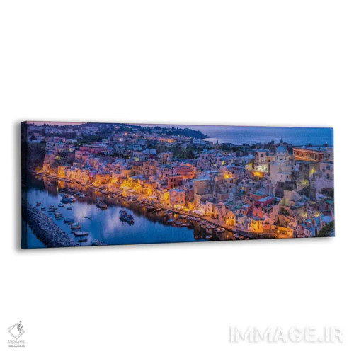 تابلو Procida, Italy,ساعت آبی در پروچیدا، پروچیدا، ایتالیا اثر جیم نیلسن - نمای پرسپکتیو محصول