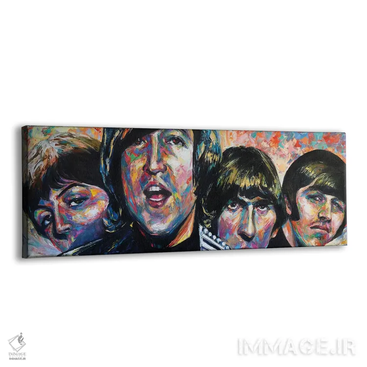 تابلو بیتلز (گروه موسیقی) اثر ناتاشا میلیوس - نمای پرسپکتیو محصول