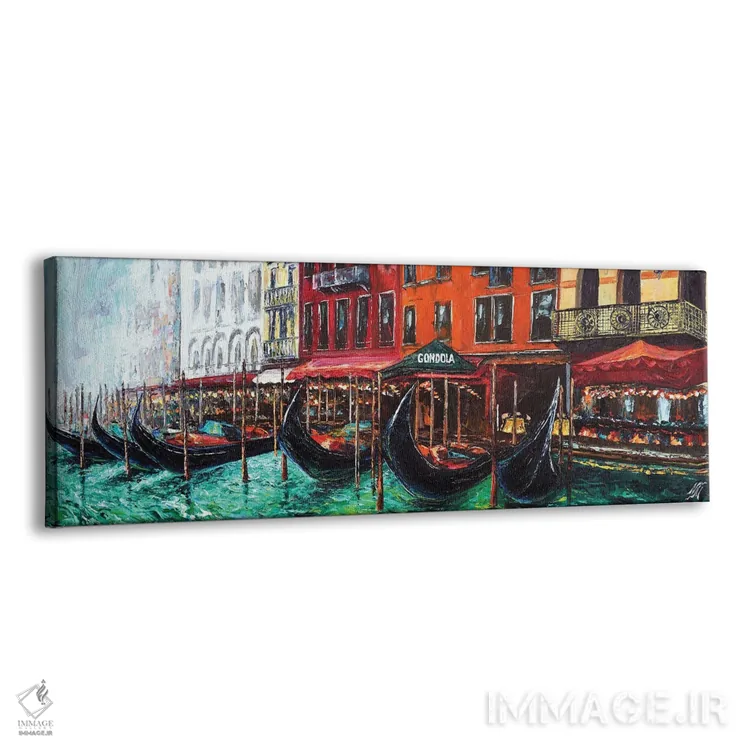 تابلو کانال بزرگ ونیز؛ نمایی از هتل مارکونی اثر ناتاشا میلیوس - نمای پرسپکتیو محصول