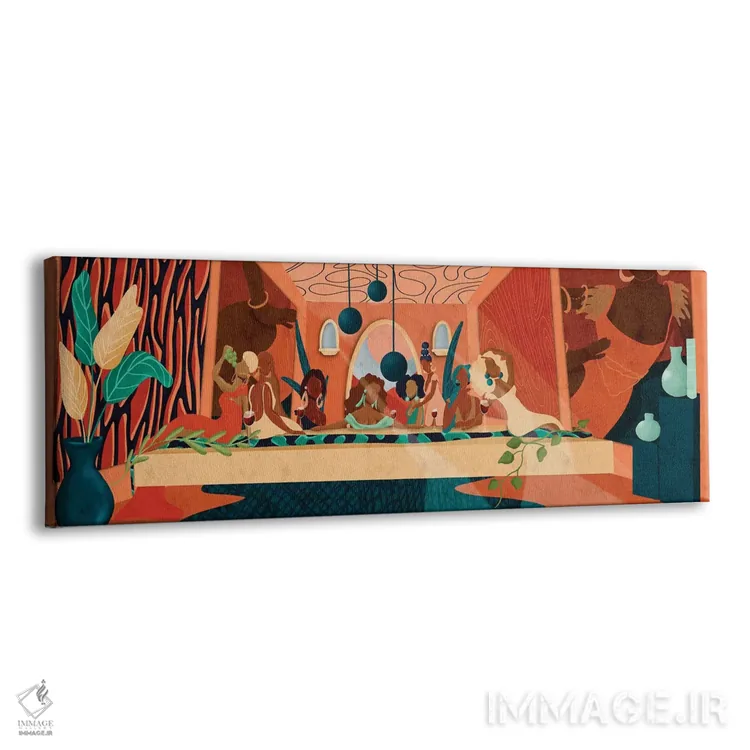 تابلو شام آخر اثر رینا نوریگا - نمای پرسپکتیو محصول