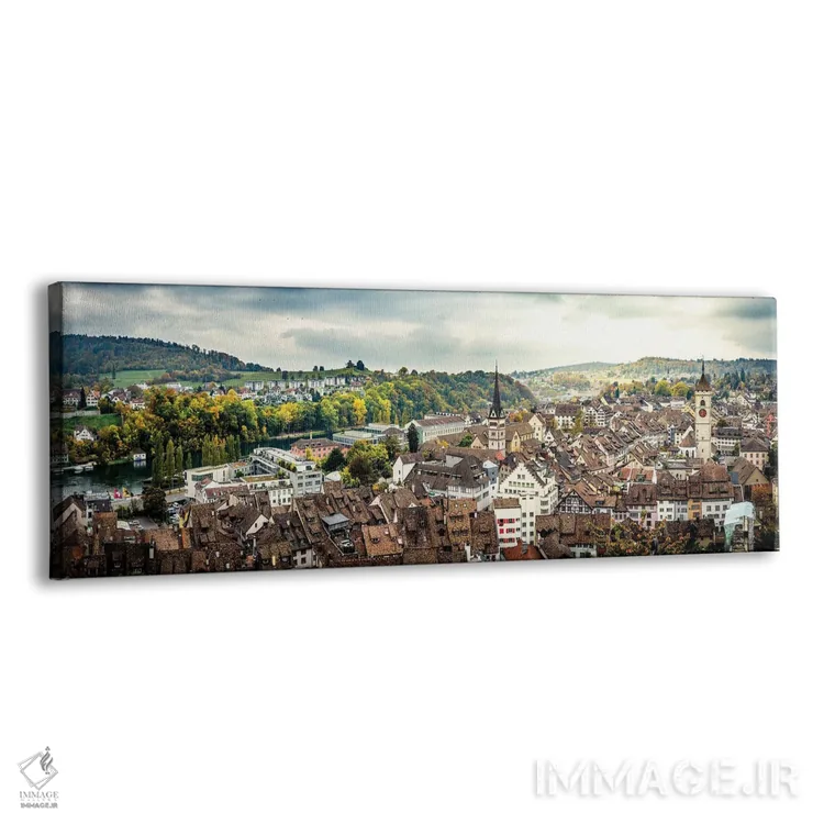 تابلو چشمانداز سراسری سوییس اثر نیک ریو - نمای پرسپکتیو محصول