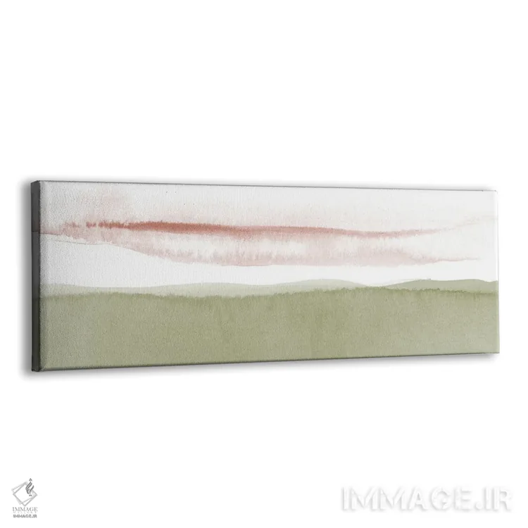 تابلو مزارع سرسبز اثر نووو پرینتس (چاپ هنری نوین) - نمای پرسپکتیو محصول