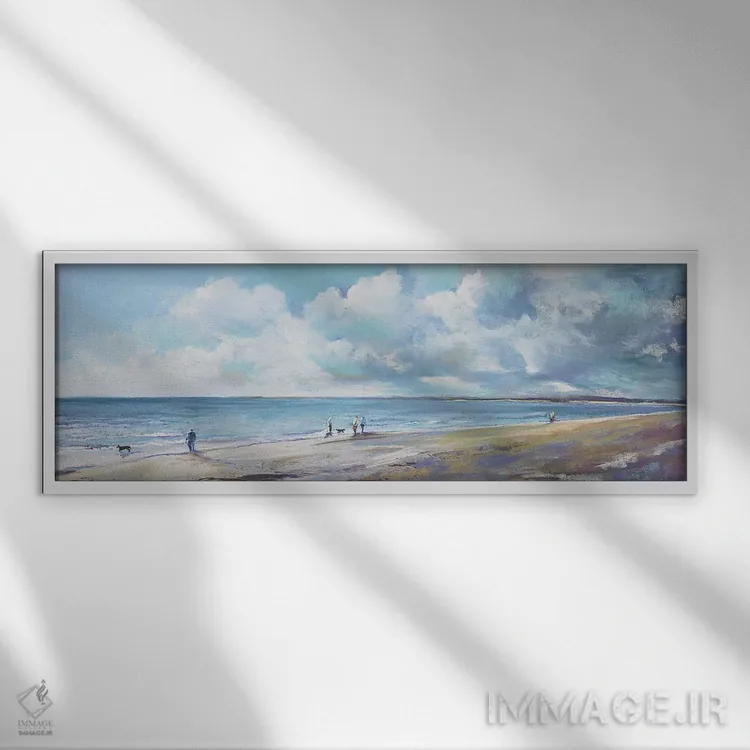 تابلو پسرم بیا! اثر نل واتمور - نمای قابدار سفید