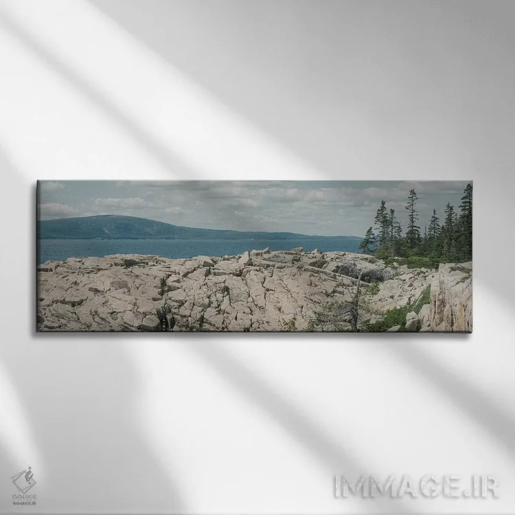 تابلو منظره ساحلی VII اثر اولیویا جوی سنت کلر - نمای روبهرو روی دیوار