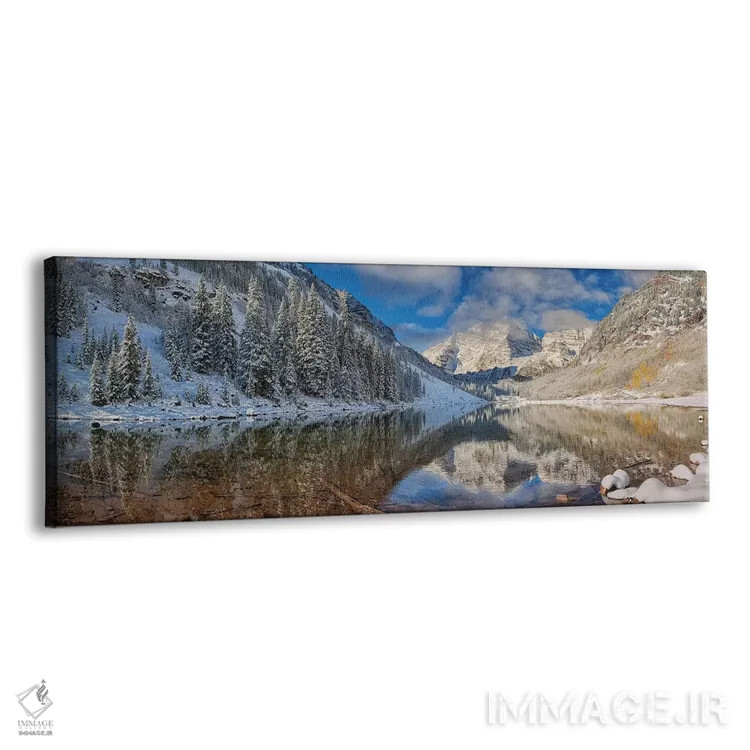 تابلو مارون بلز در زمستان اثر اولنا آرت (استودیو هنری) - نمای پرسپکتیو محصول