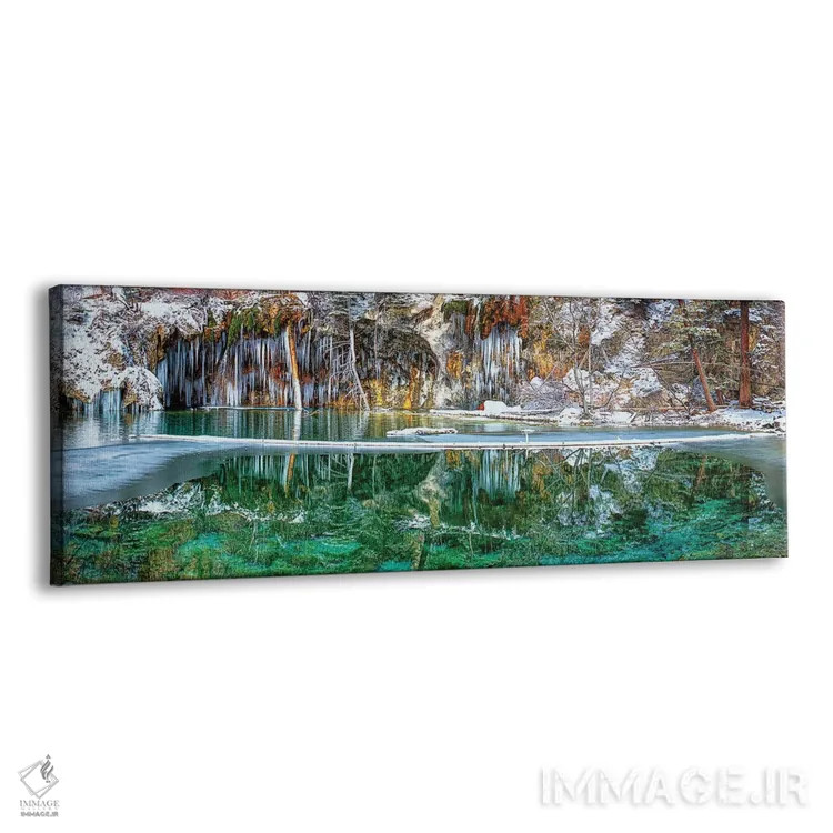 تابلو آرامشی سرد اثر اولنا آرت (استودیو هنری) - نمای پرسپکتیو محصول