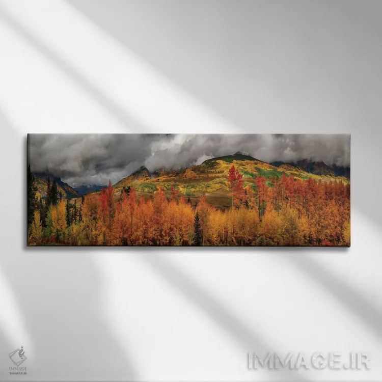 تابلو باغ امید اثر اولنا آرت (استودیو هنری) - نمای روبهرو روی دیوار