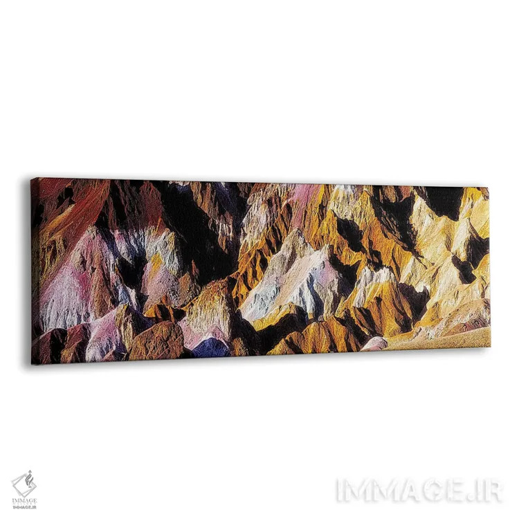 تابلو پالت هنرمند در پارک ملی دره مرگ کالیفرنیا اثر اولنا آرت (استودیو هنری) - نمای پرسپکتیو محصول
