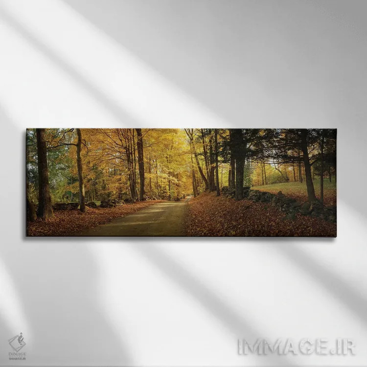 تابلو چمنزار رنگارنگ اثر اولنا آرت (استودیو هنری) - نمای روبهرو روی دیوار