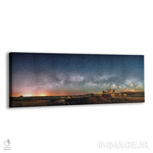 تابلو هودوهای بیستی بدلندز زیر شب پرستاره نیومکزیکو (اثر اولنا آرت) اثر اولنا آرت (استودیو هنری) - نمای پرسپکتیو محصول